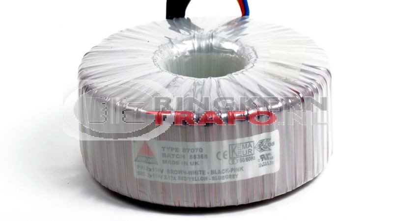 Ringkerntrafo 87070: 2x115V / 2x115V 500VA